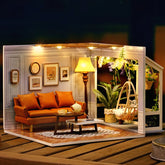 ELMAS Enchanted Dollhouse Kit with LED Lights & Furniture - Al Masam Stationery LLC